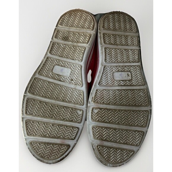 Lacoste‎ Marthe Womens Canvas Slip On Red 8 M Gator Sneakers Ballet Flats - Picture 7 of 8